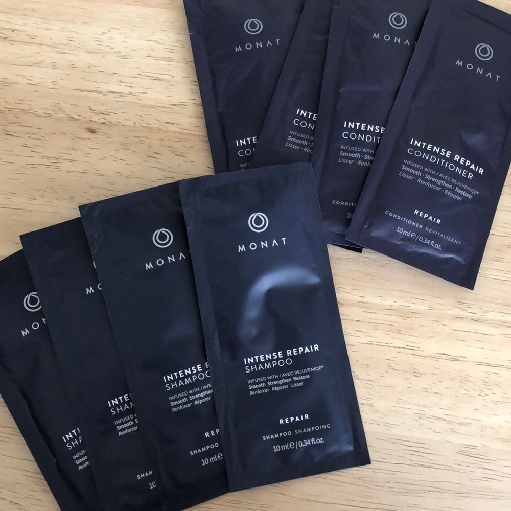 Monat Intense repair shampoo and conditioner